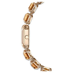 Octagon Crystal Bracelet Watch